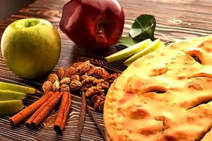 Осетинский пирог с яблоками