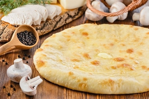 Осетинский пирог с грибами